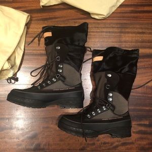 Louis Vuitton Men's Ponyhair-Accented Trekking High Boots